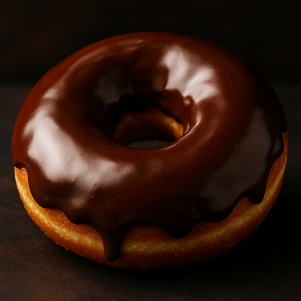 DONA GLASEADA DE CHOCOLATE